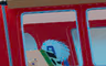 JPEG XL at its default: the frames stay crisp and blue, close to the original.